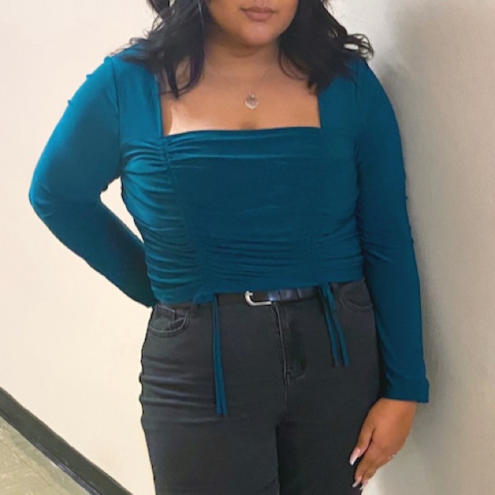 Teal Forever 21 Top